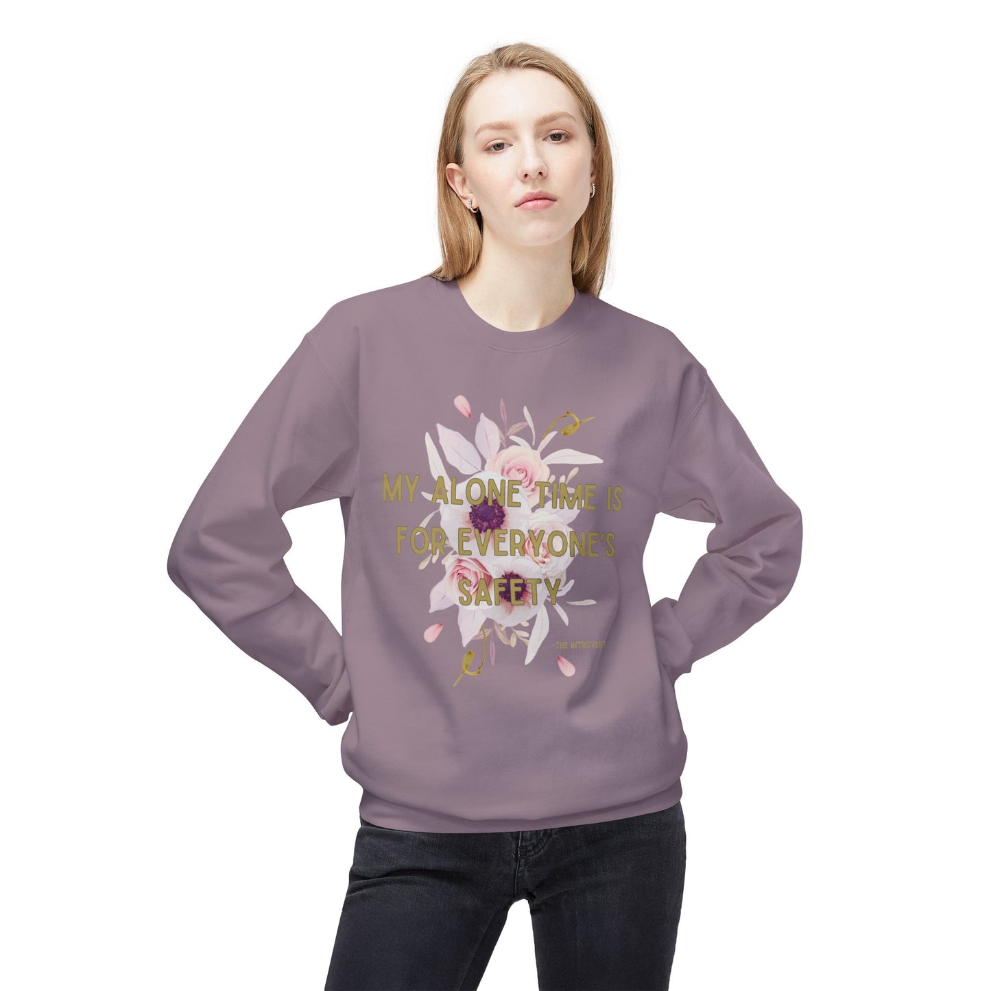 My time alone Fleece Sweatshirt