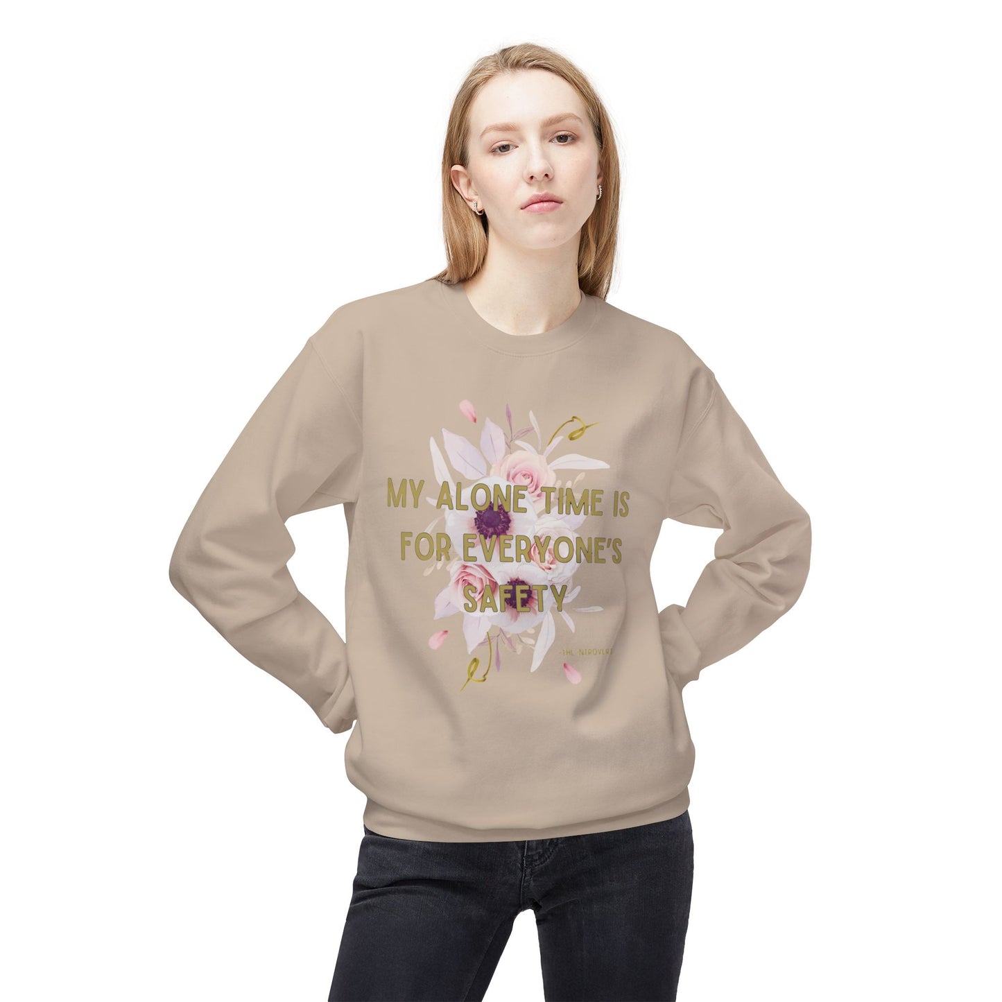 My time alone Fleece Sweatshirt