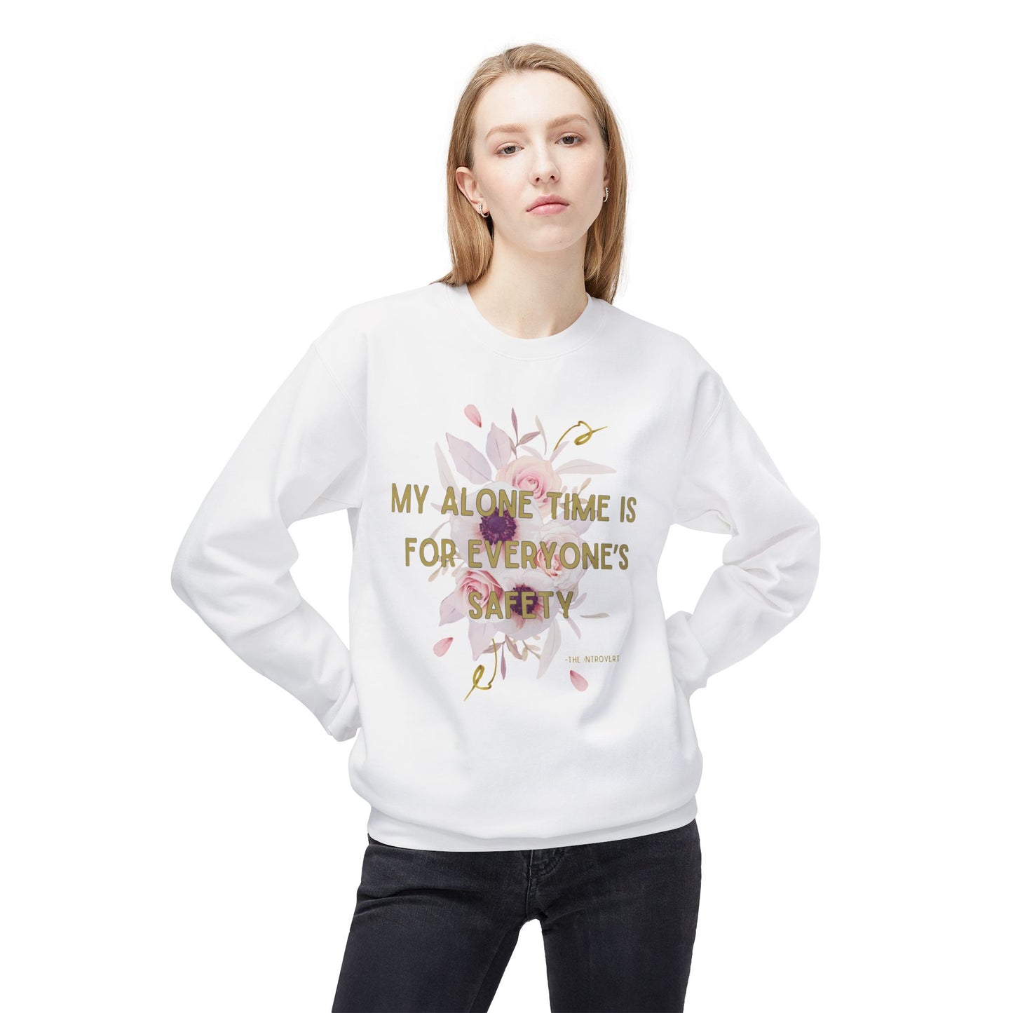 My time alone Fleece Sweatshirt