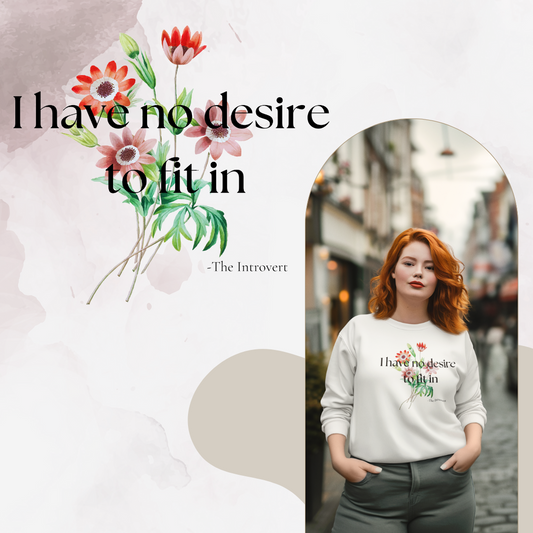 I have no Desire Fleece Sweatshirt